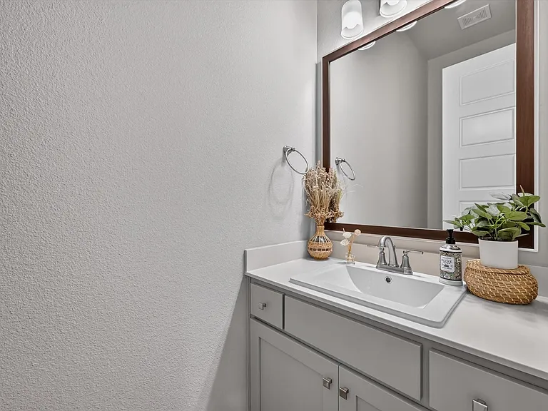 Half bath down