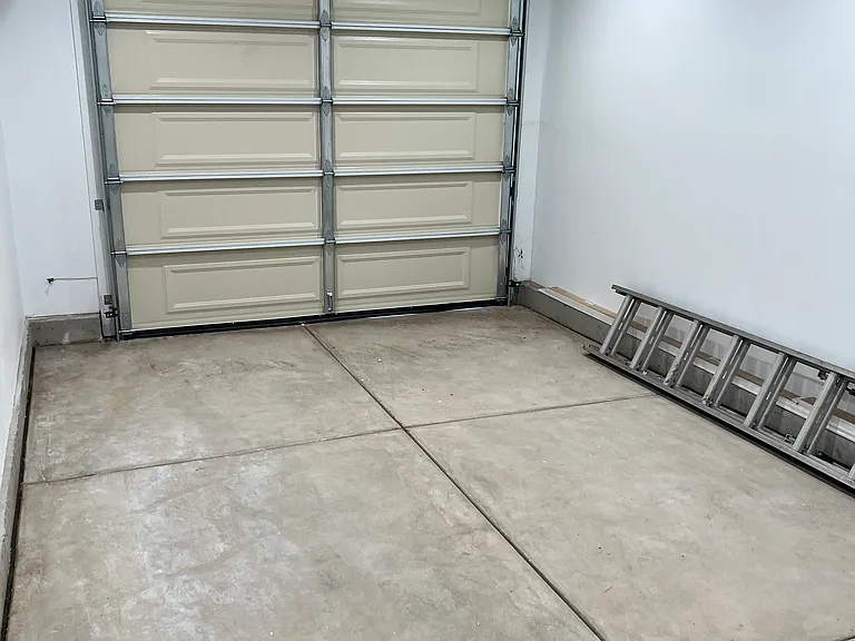 One car garage. The unit also provides driveway parking.