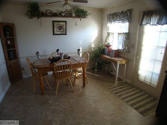 Upstairs dining area
