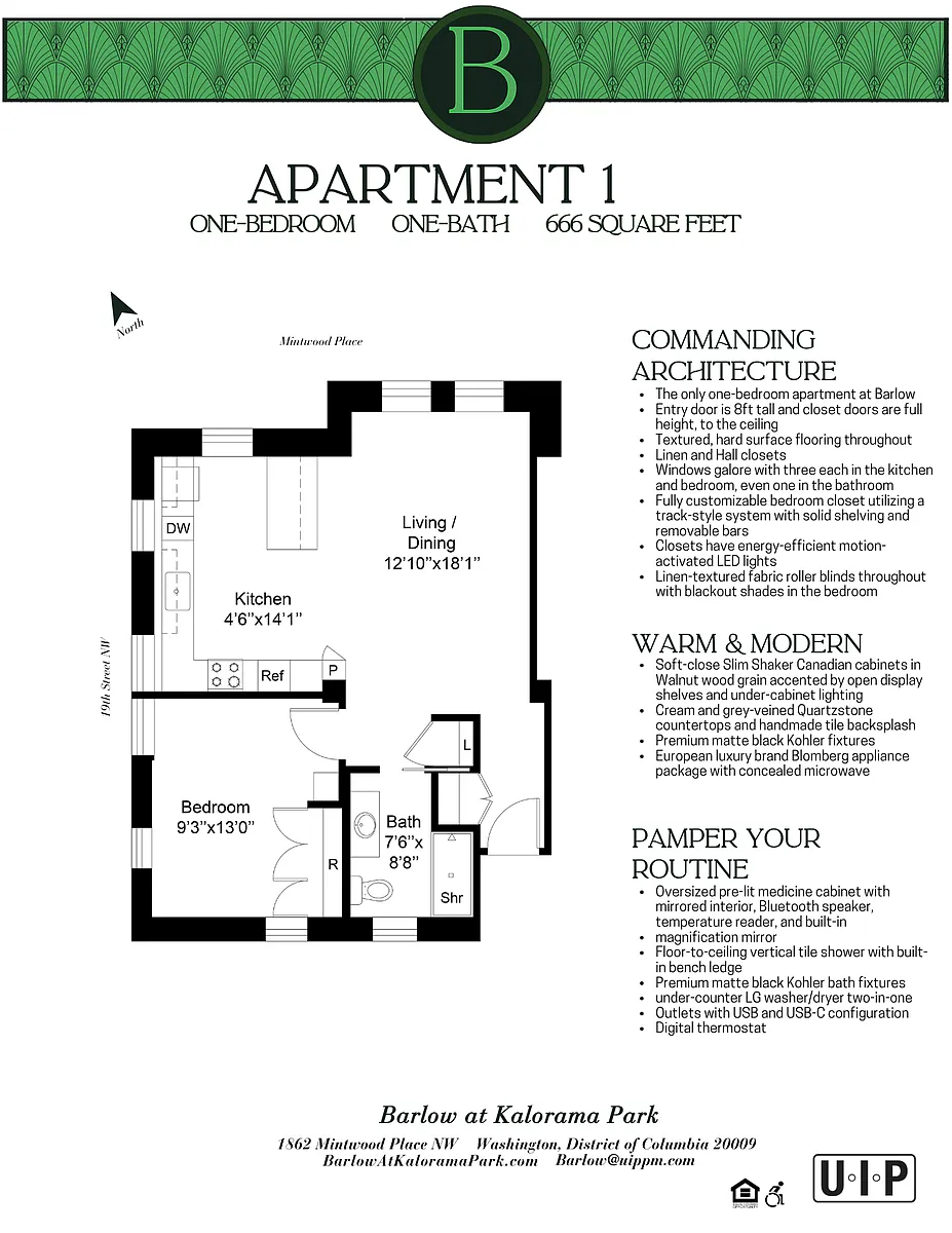 Floor plan 1bedroom/1bath