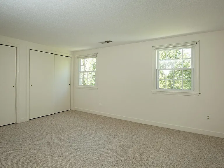 Two large double door closets in main bedroom
