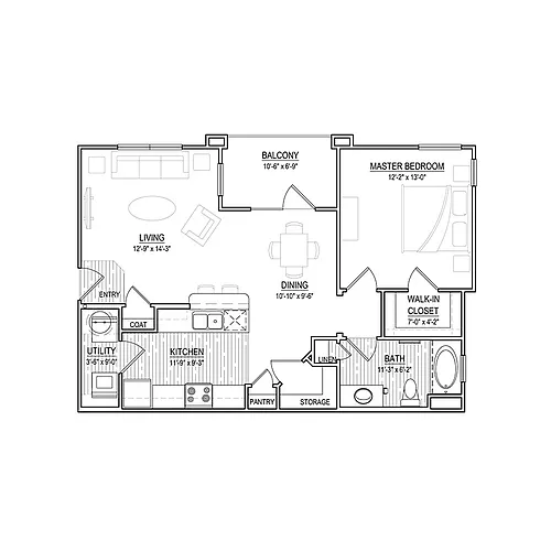 Floor plan Bocage I