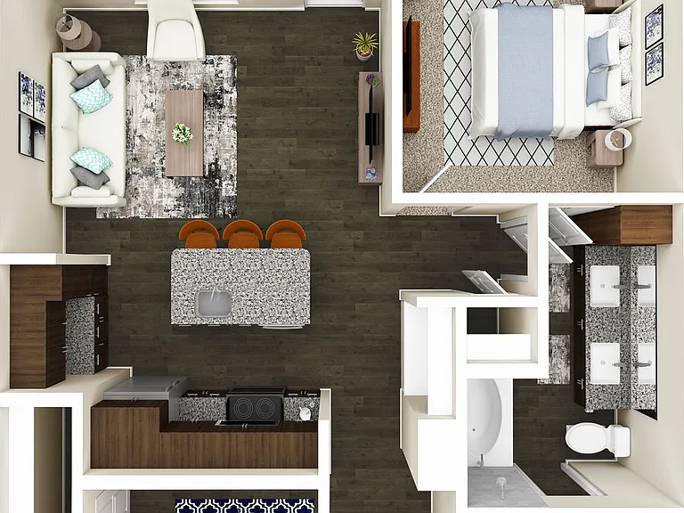 A4 floor plan Ascend at Forum