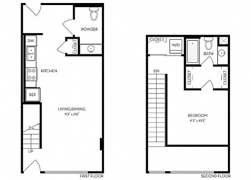 Floor plan Work From Home Loft 1