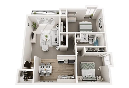 Floor plan 2B