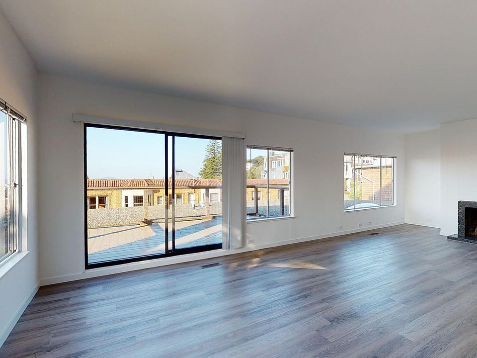 Living room with outdoor deck