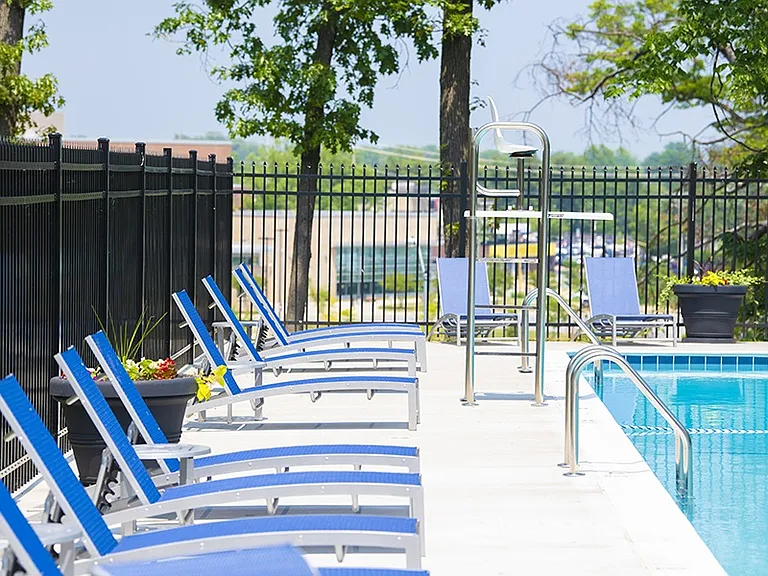 Resort Inspired Pool with Sundeck