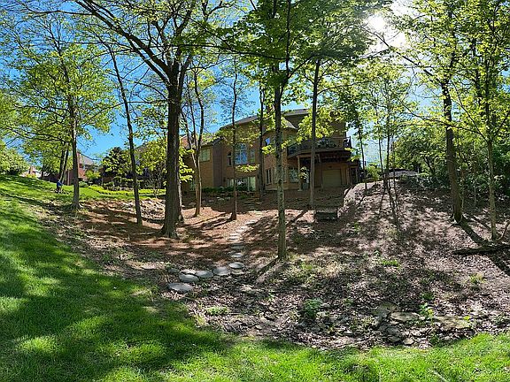 Private Wooded Back Yard