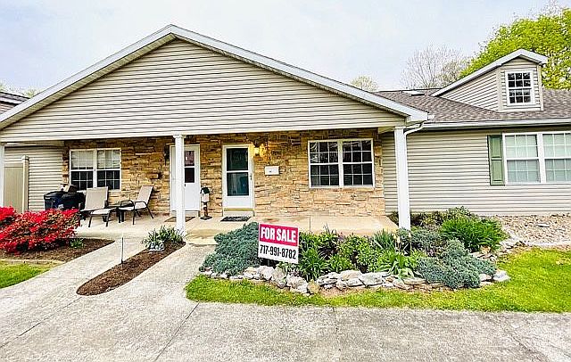 Front of townhouse
