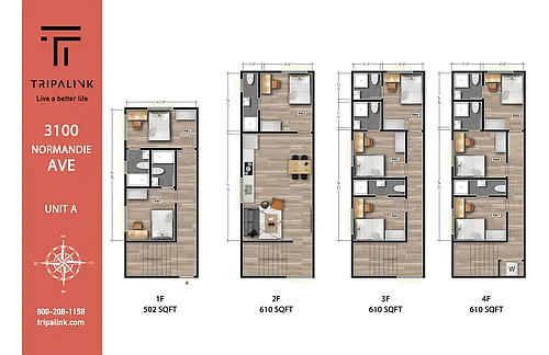 Floor plan 3098 S Normandie Ave