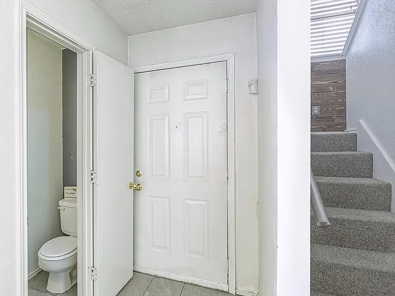 Half bath downstairs by front door