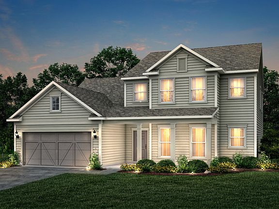 Furman Exterior 55 features Hardie Board siding, covered front porch and 2 car garage