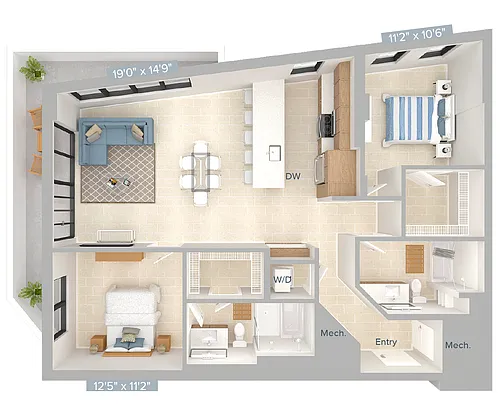 Floor plan B13-1316