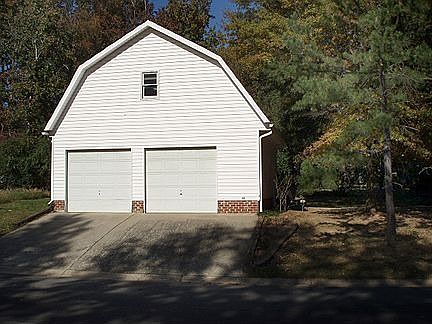 HUGE 2 CAR GARAGE WITH WORKSHOP!