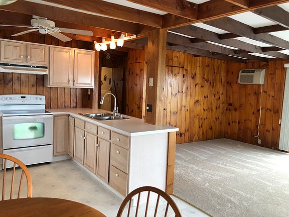 Kitchen and living rooms