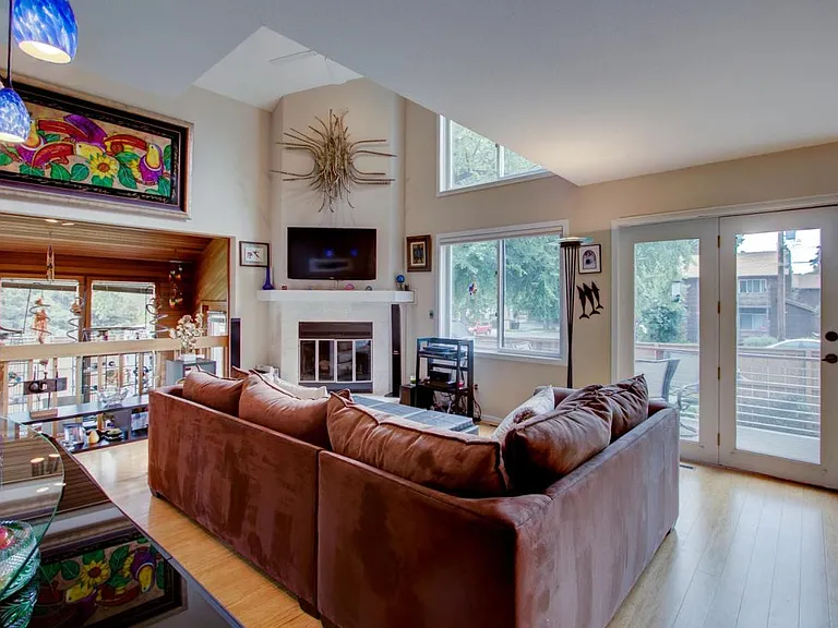 Living Room and view of Sun Room