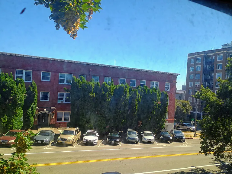 View from the living room window facing N Tacoma Ave