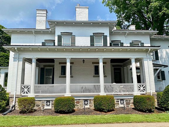 Huge wrap-around side porch