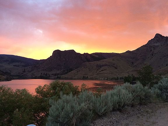 Williams Lake sunset