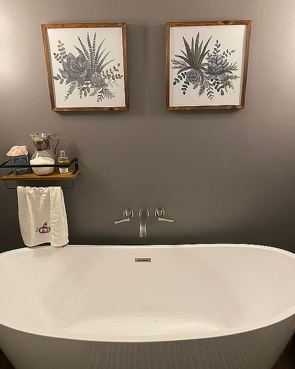 65 inch free standing tub!