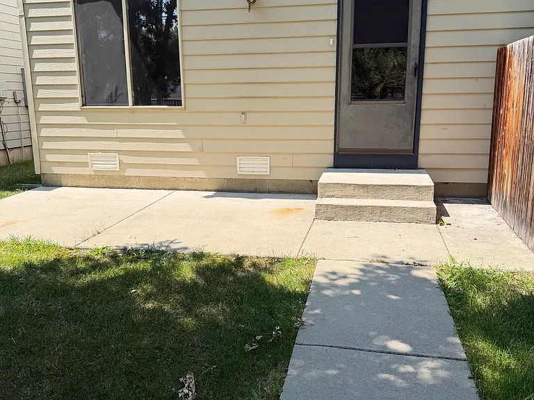 Outside patio area.