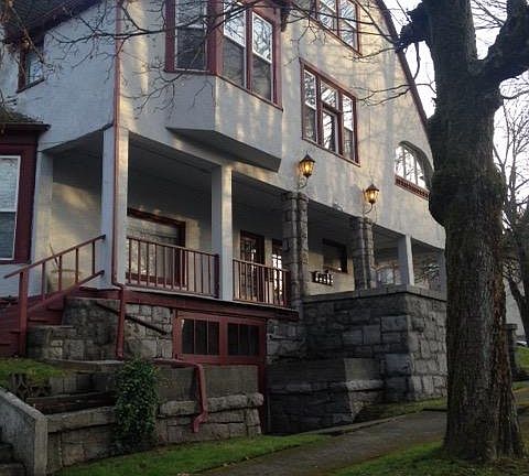Granite stone foundation.