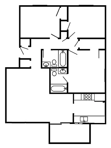 Floor plan 3 Bedroom