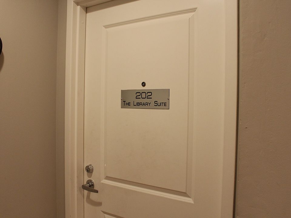 Unit 202 front door.