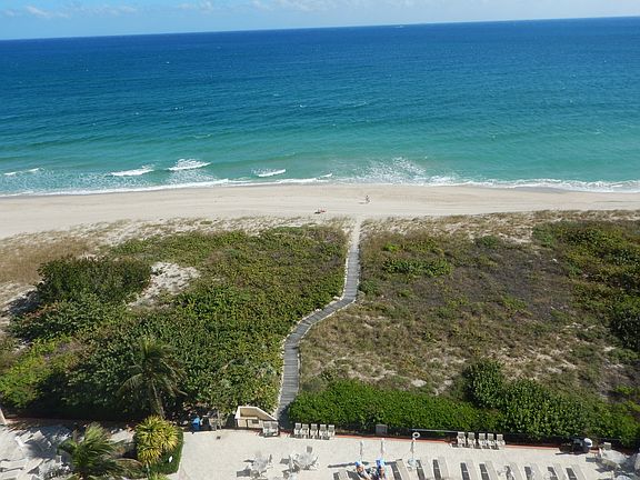 Beach off of pool area