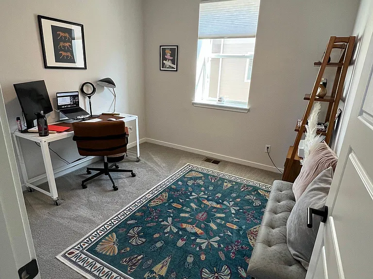 2nd bedroom - can fit a California King or be used as an office.