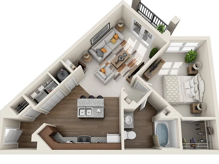 One bedroom one bathroom One bedroom one bathroom