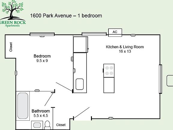 2nd image of 1600 Park Ave APT 4