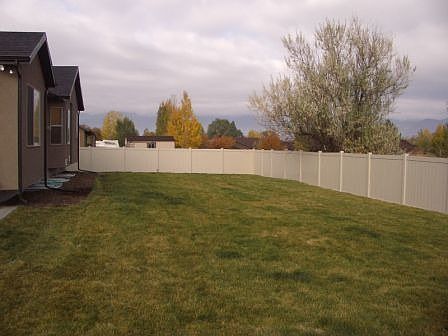 Fully fenced and landscaped with aout sprinklers