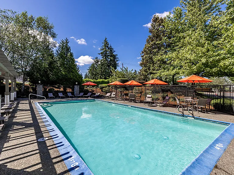 Seasonal outdoor pool