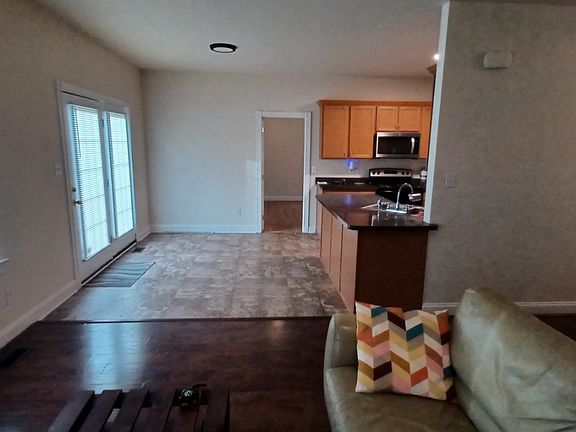 view of shared dining area from living room