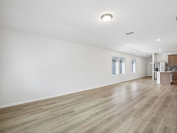Kitchen, Living, and Dining Areas