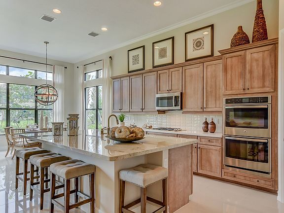 Gourmet kitchen with wall ovens
