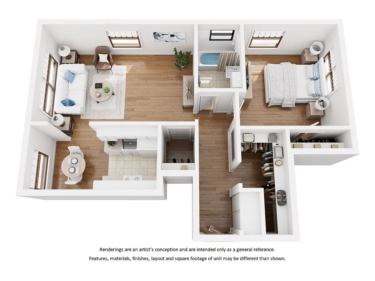 Floor plan 1X1