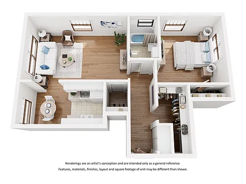 Floor plan 1X1