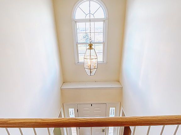 View from upstairs balcony