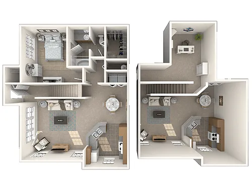 Floor plan St. Croix with Loft