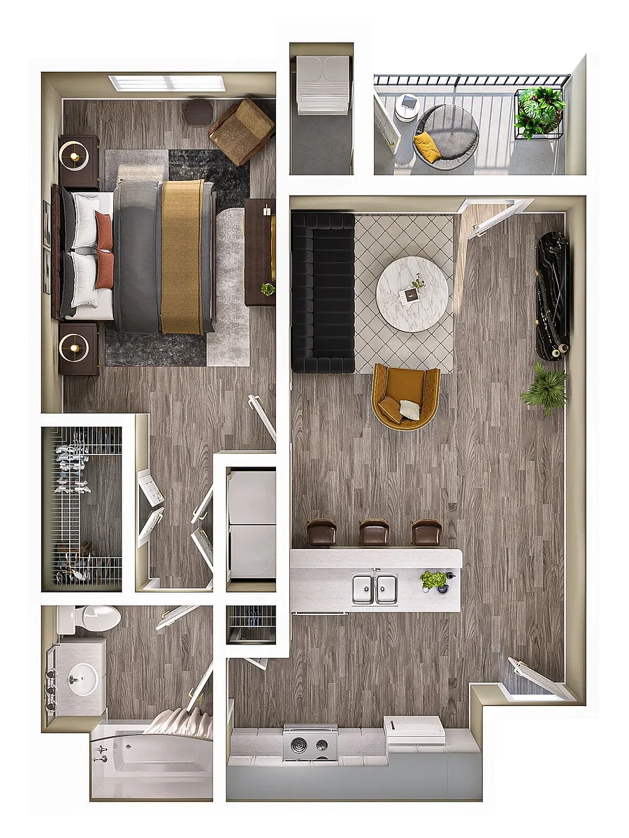 Floor plan A1C