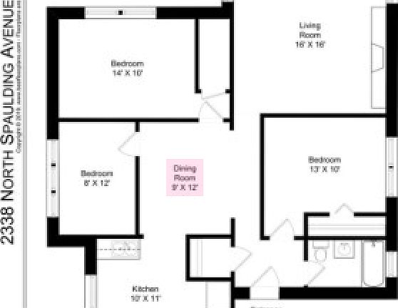 2nd image of 2340 N Spaulding Ave #1B