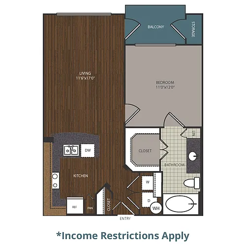 Floor plan A2-1P6