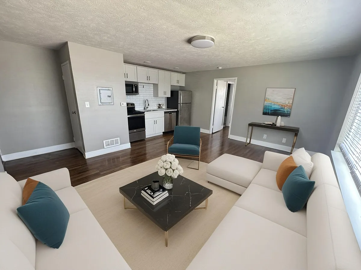 Living Room/Kitchen - 502 Park Ave #13