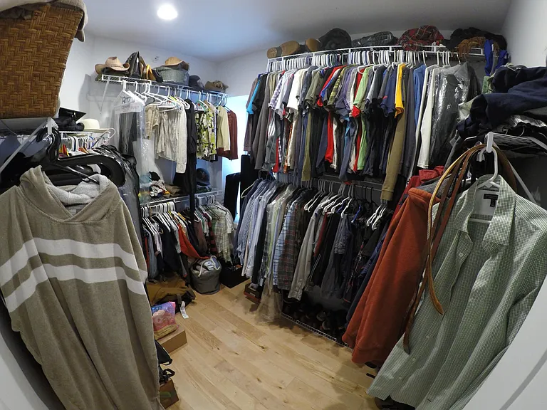 3rd floor master bedroom closet