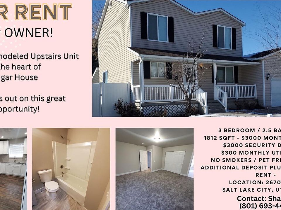 2760 S 800 E, Salt Lake City, UT 84106 Zillow