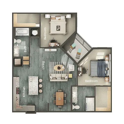 Floor plan B3