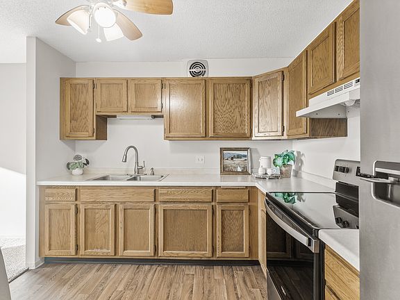 Kitchen with stainless appliances