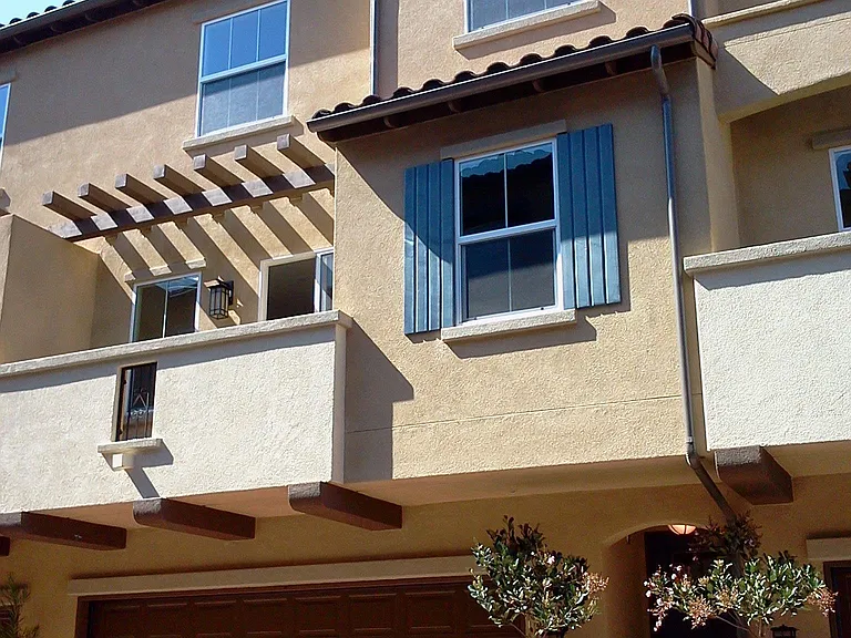 Front of condo